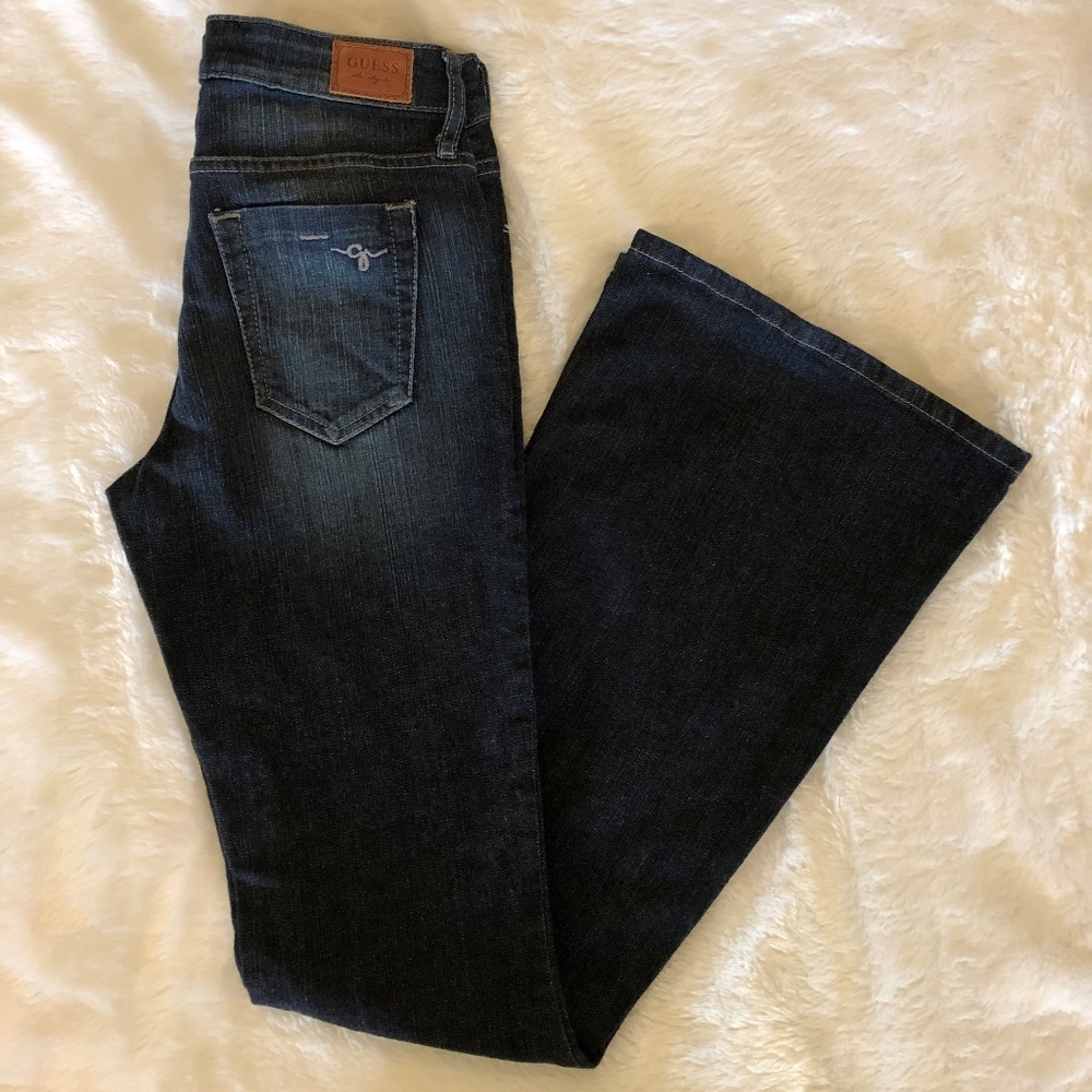 New GUESS Modele Boot Cut Jeans # CA20625 Size 27